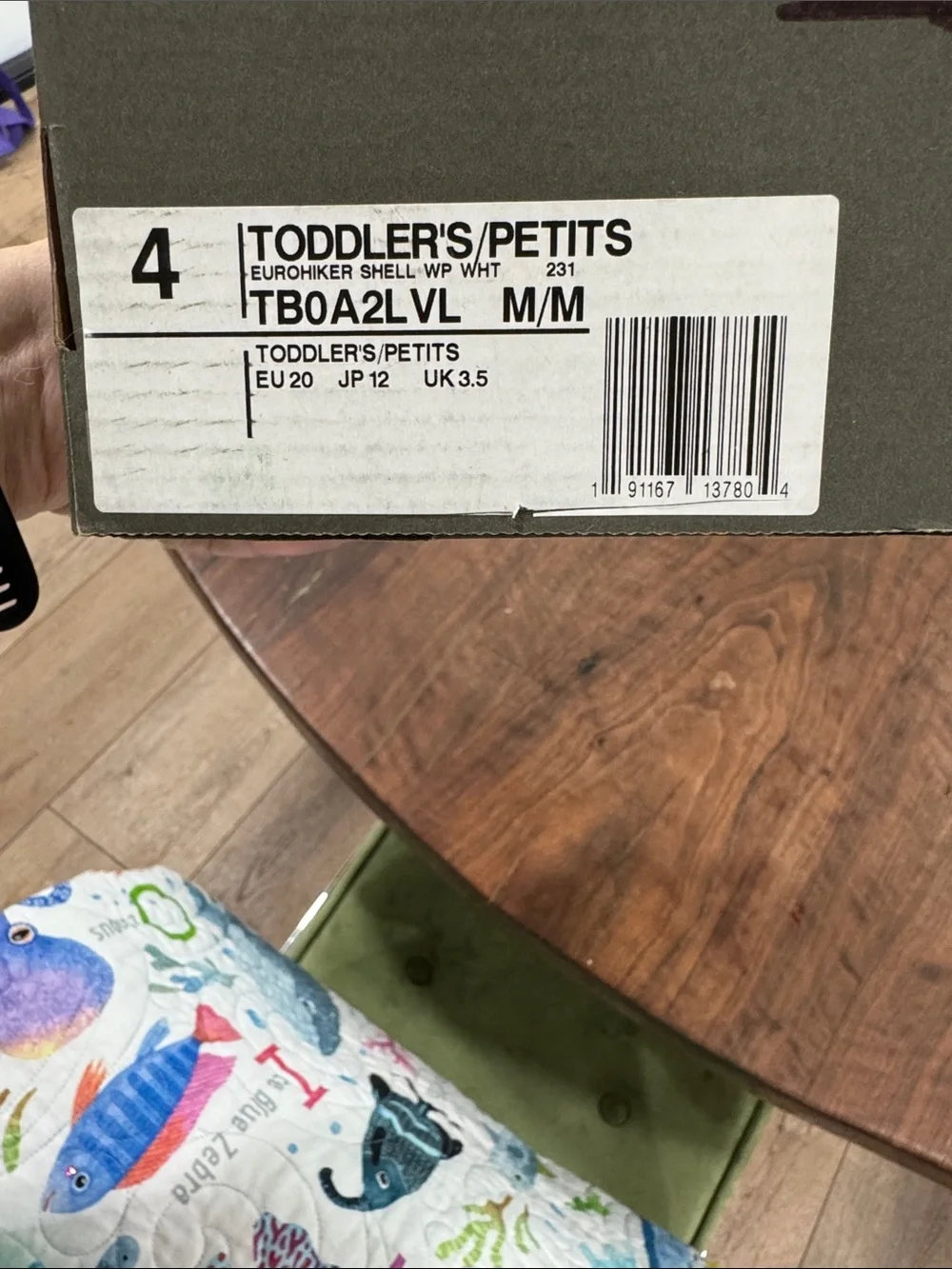 Timberland Kids Tan and Black Duck Boot